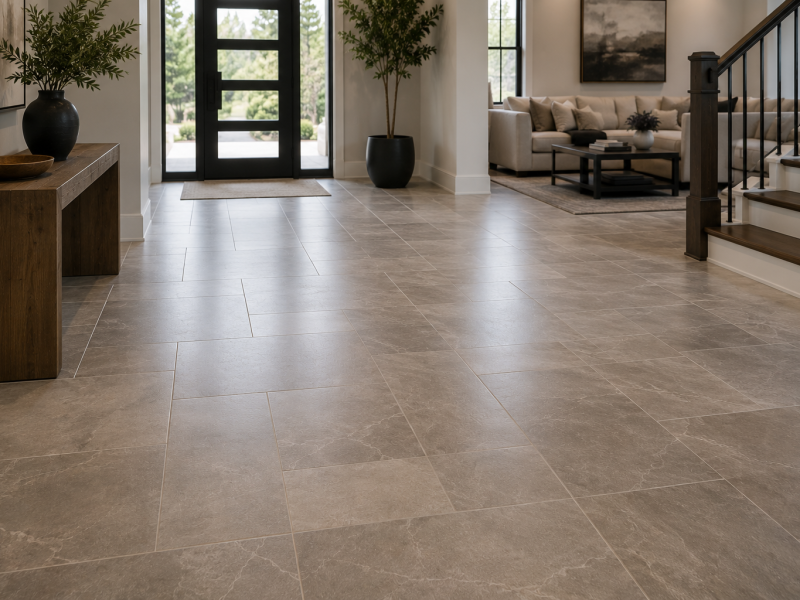 Ceramic Tile Flooring Installation
